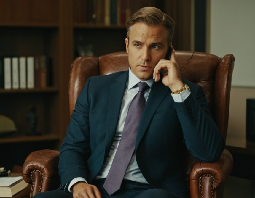 Business man thinking